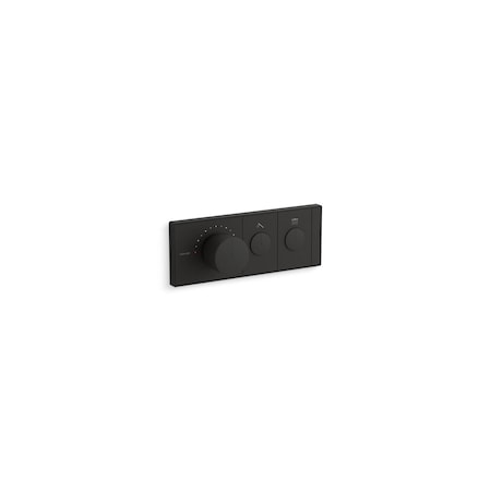 Kohler Anthem Recessed Mech Th Control 2Ot Matte Black 26346-9-BL